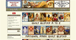 Desktop Screenshot of americanquiltblocks.com